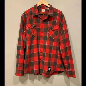 Tampa  Bay Buccaneers NFL Levi’s Flannel Shirt XXL